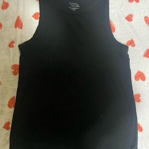 Time and Tru Black Sleeveless Top